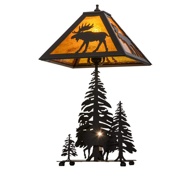 Rustic Lodge Table Lamp