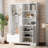 Versatile Hall Tree with Multiple Storage Options for Entryways-1422810113