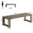 Fredis 86.6" W 2-Person Computer Desk-971063207