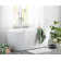 Single Handle Floor Mounted Tub Filler Trim with Hand Shower