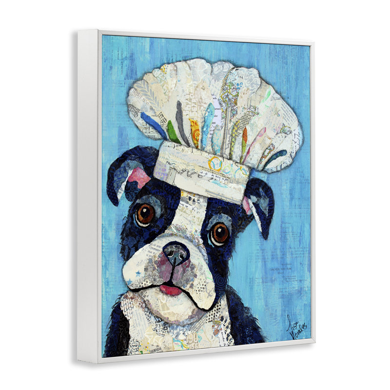 «Mix A Lot Chef Dog», estampe numérique, design par Lisa Morales, H 20 po x l 16 po