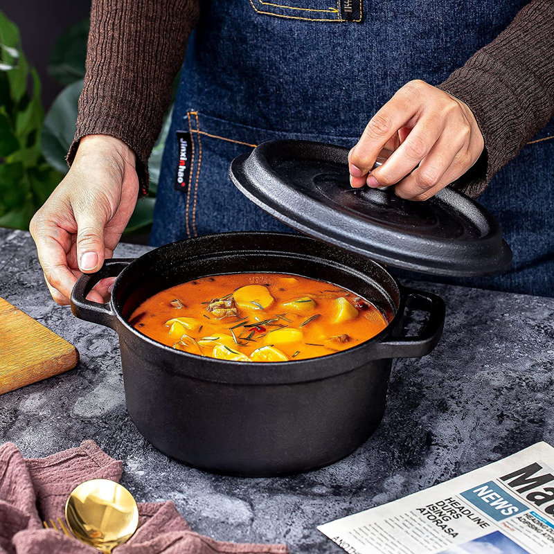 Belfry Kitchen 2.5L Cast Iron Stock Pot