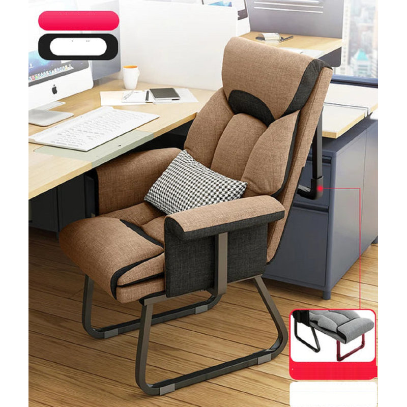 Clairese Genuine Leather Side Chair