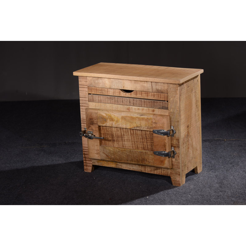Johannes Solid Wood Bathroom Storage Cabinet