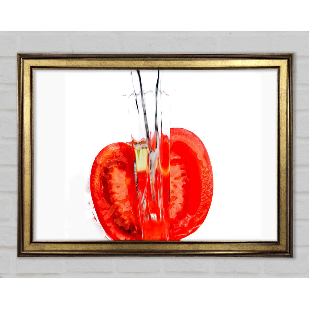 Tomato Waterfall - Einzelner Bilderrahmen Kunstdrucke