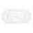 Rossetti 67'' Freestanding Soaking Solid Surface Bathtub