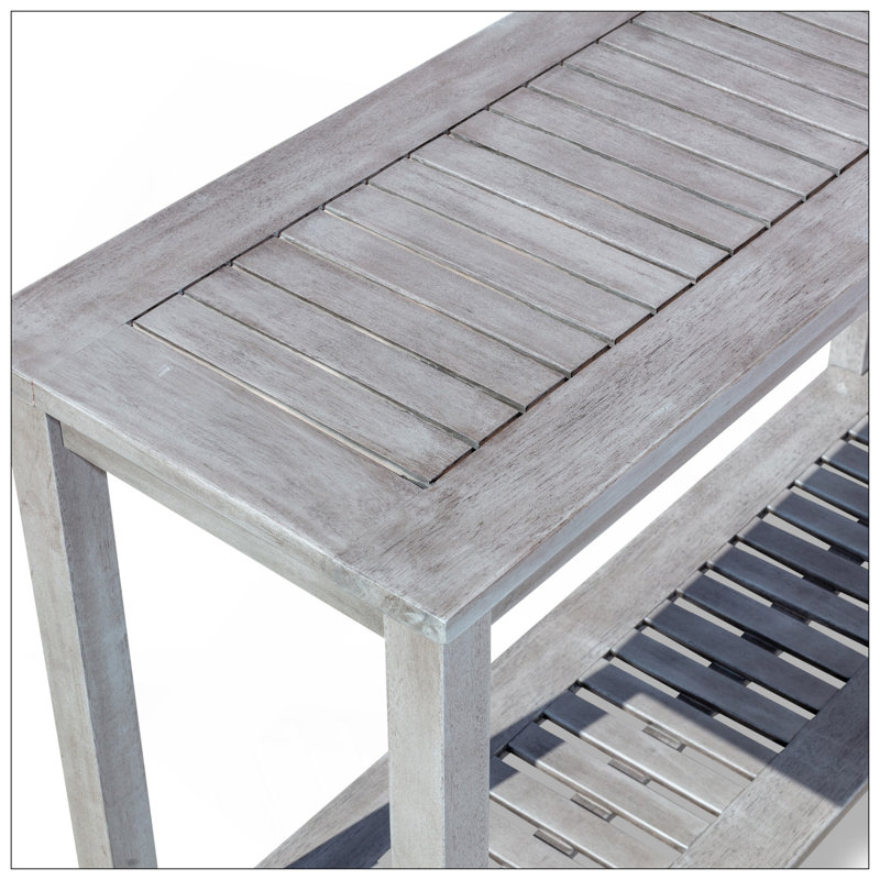 Console Eucalyptus, gris argenté