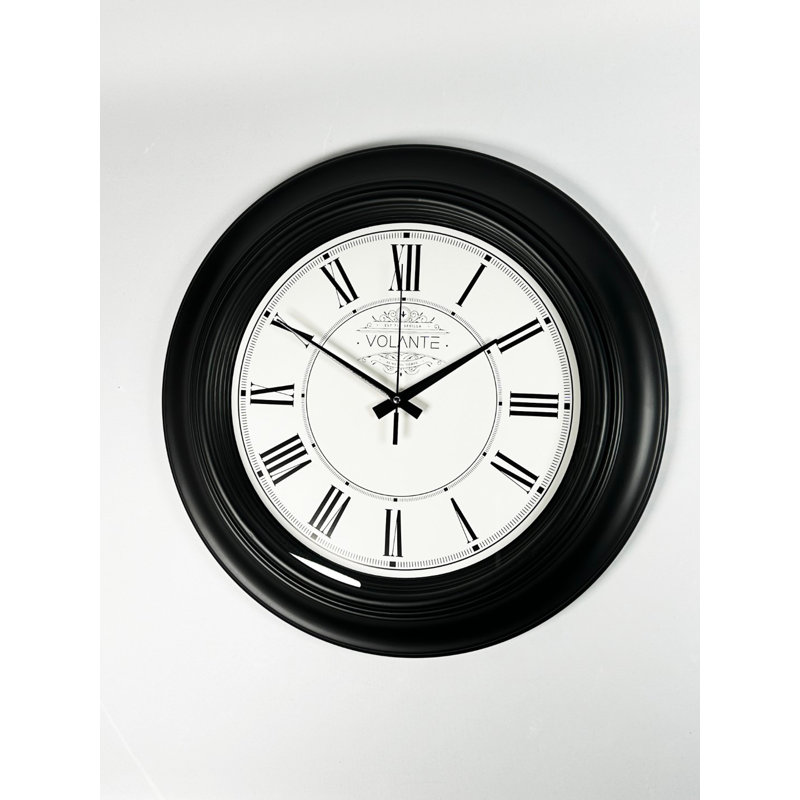 Horloge murale Kulreet, Noir