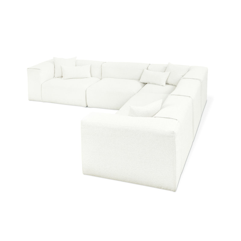 Nest Modular Sectional, Bone Boucle