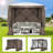 6x6FT Camping Gazebo Screen Tent,  Sided Pop-up Canopy Shelter with Mesh Windows-105122760