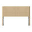 Tête de lit pour grand lit en chêne avec grain ondulé et vertical arqué, fusion rétro moderne, assemblage facile, matériau pour lit de taille, conception, motif de grain, installation rapide, construction-964267876