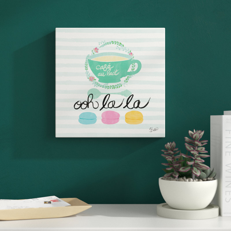 Ooh La La - No Frame Painting on Canvas, 30cm H x 30cm W x 3.8cm D