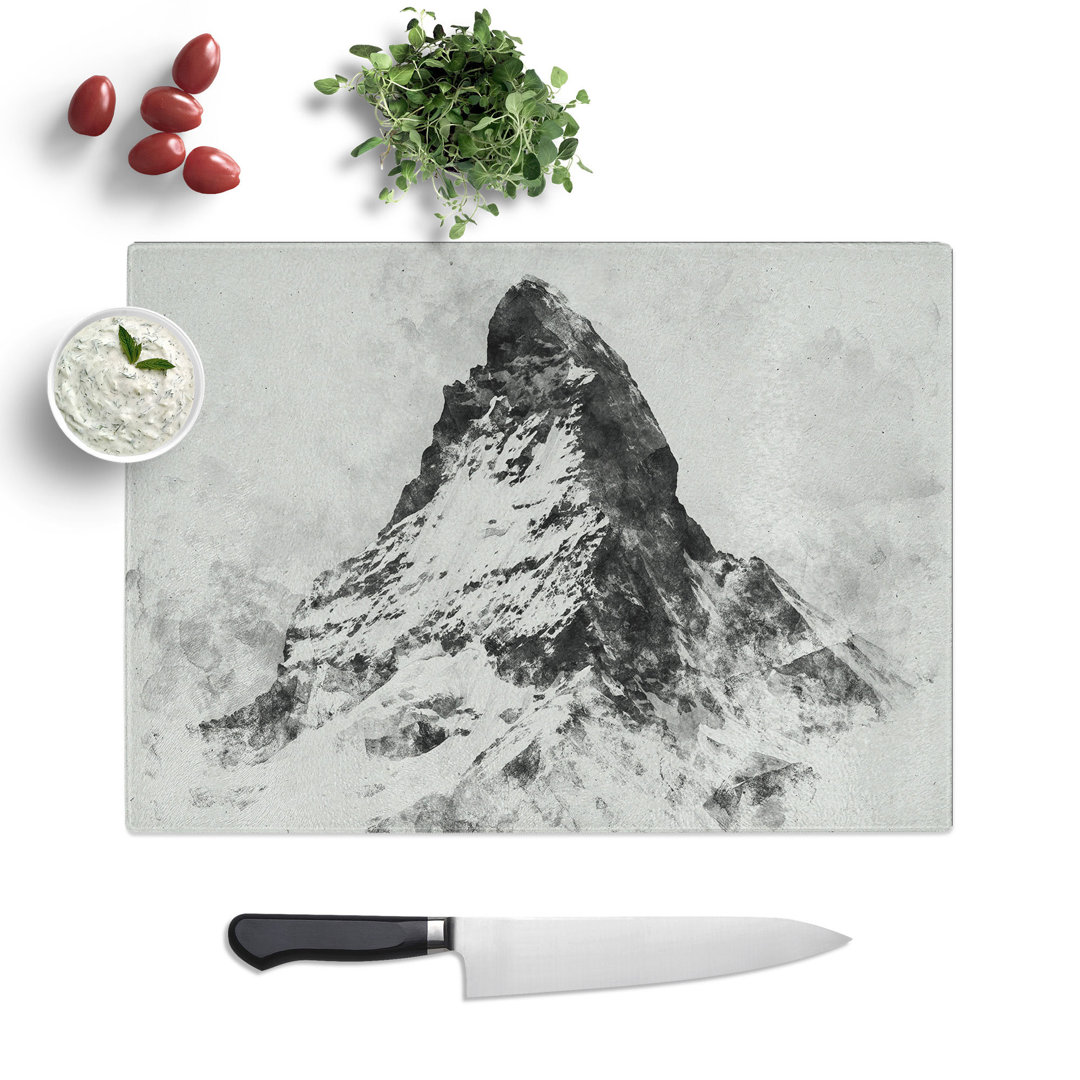 Matterhorn Mountain Vol.1 Watercolour Chopping Board
