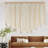 Macrame Wall Hanging White Beads Boho Wall Decor