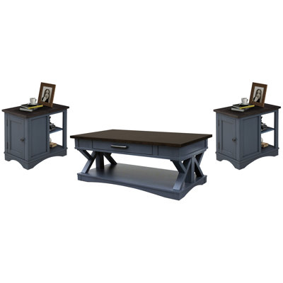 Table basse avec 2 tables d'appoint Stapleton