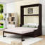 Lit escamotable en bois avec coussin-750417095