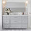 ARIEL Monroe 60 Single Sink Bathroom Vanity with Carrara Quartz Top-1156463482