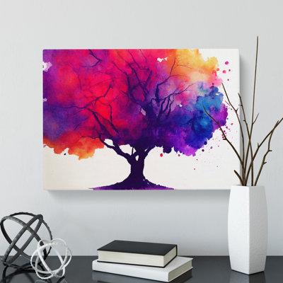 Watercolour Tree Painting Vol.2 - Wrapped Canvas