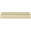 Moulure couronnée Augusta H 3 7/8 po x P 2 3/4 po x F 4 3/4 po x L 94 1/2 po (répétition 2 1/2 po)
