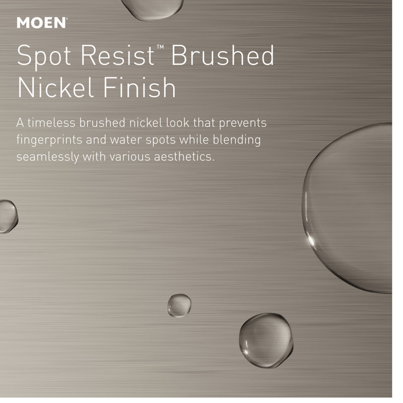 Drop Wall Supply Elbow, Spot Resist Brushed Nickel