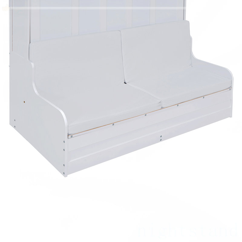 Grand lit escamotable avec coussin