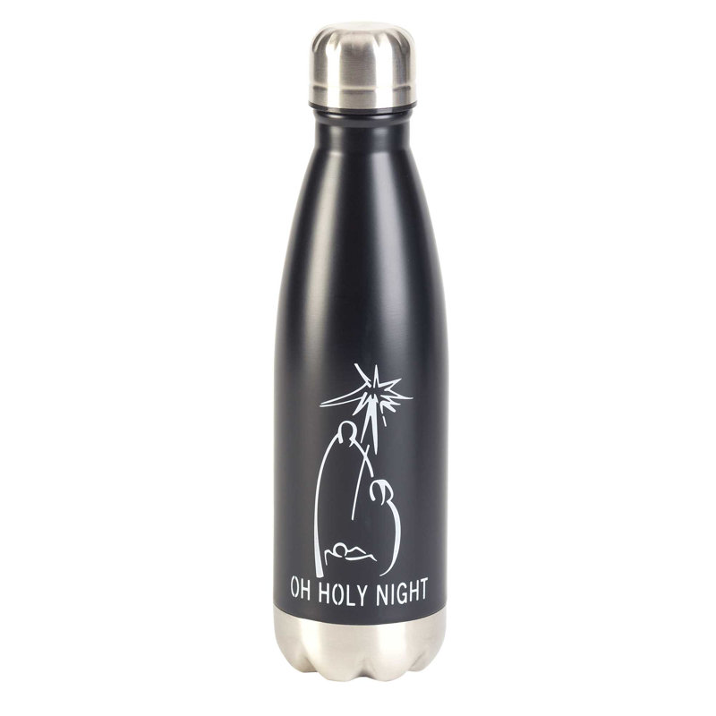 17 oz. Dicksons Inc Bouteille d'eau en acier inoxydable à double paroi