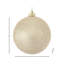 Balle scintillante en plastique 200 mm incassable-1132776701