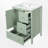 23.7'' Single Bathroom Vanity Set With Ceramic Top-1228071344