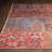 Monserrat Machine Made Polyester Area Rug in Red/Brown/Blue-413174911