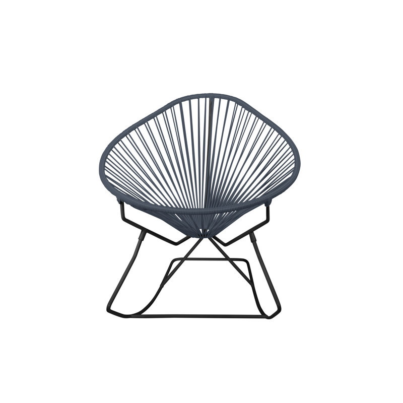 Chaise de jardin, Gris, Noir