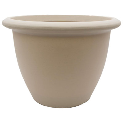  Sevilla Self-Watering Pot with Internal Disk 12", Cottage Stone