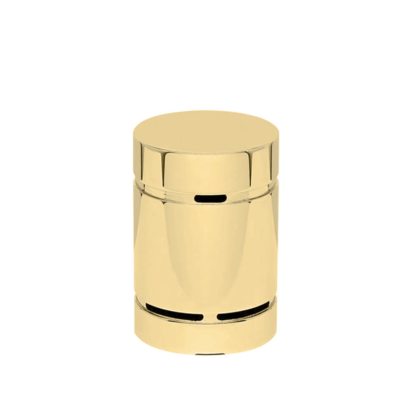 Contemporary Dual Port Air Gap, Unlaquered Polished Brass