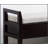 Vannes Espresso Storage Shoe Bench