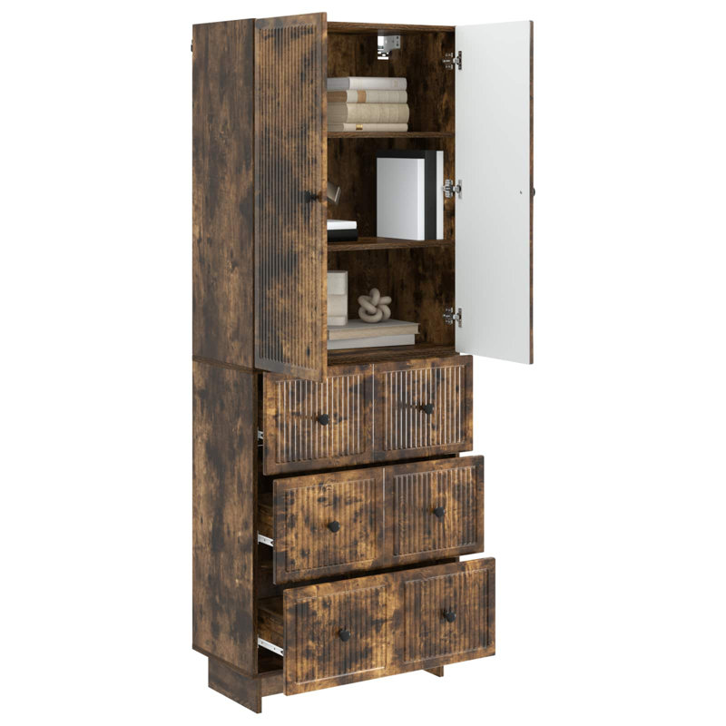 Storage Cabinet, Smoked Oak