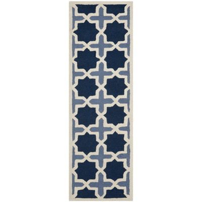 Igna Hand Tufted Wool Geometric Rug
