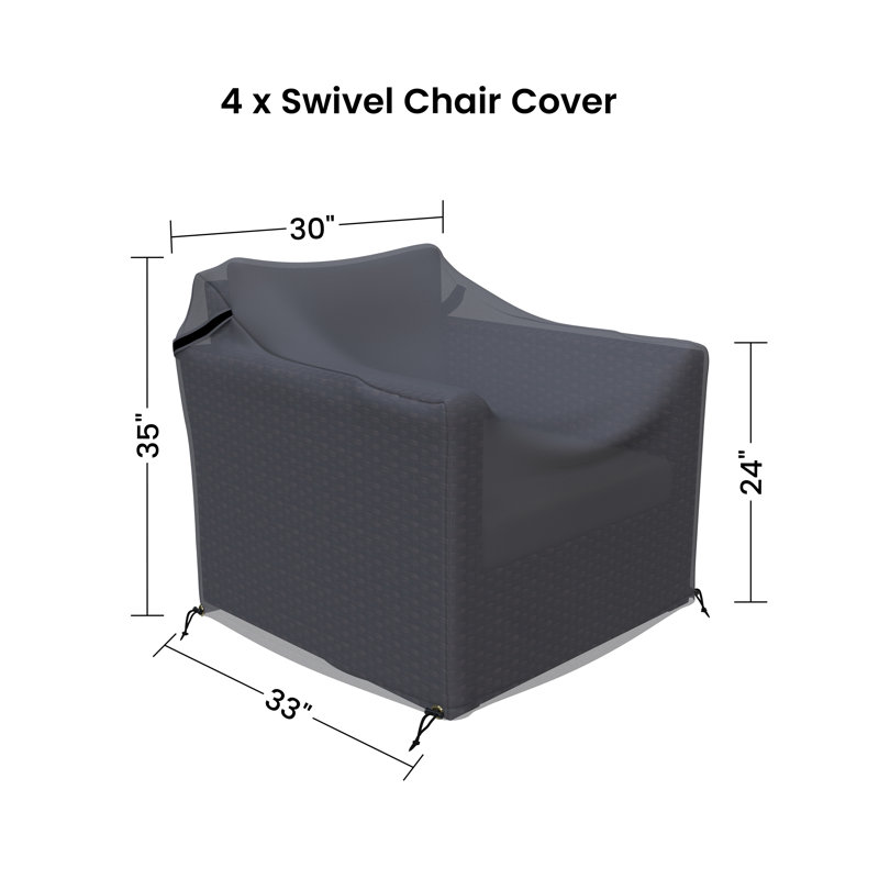 Marindo Swivel Patio Aluminum Chair Covers