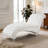 Tufted Armless Chaise Lounge