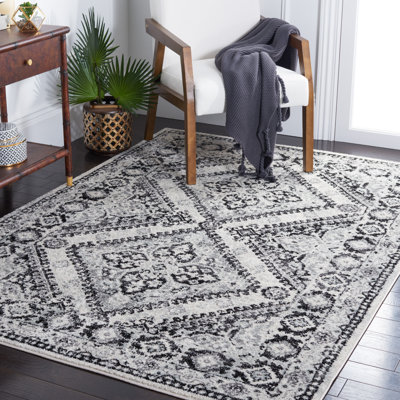 Tapis ivoire / noir Tulum 280