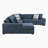 Odesser 5-Piece Chenille Sectional Sofa Sleeper with Chaise and Storage Ottoman-752557404-752557407