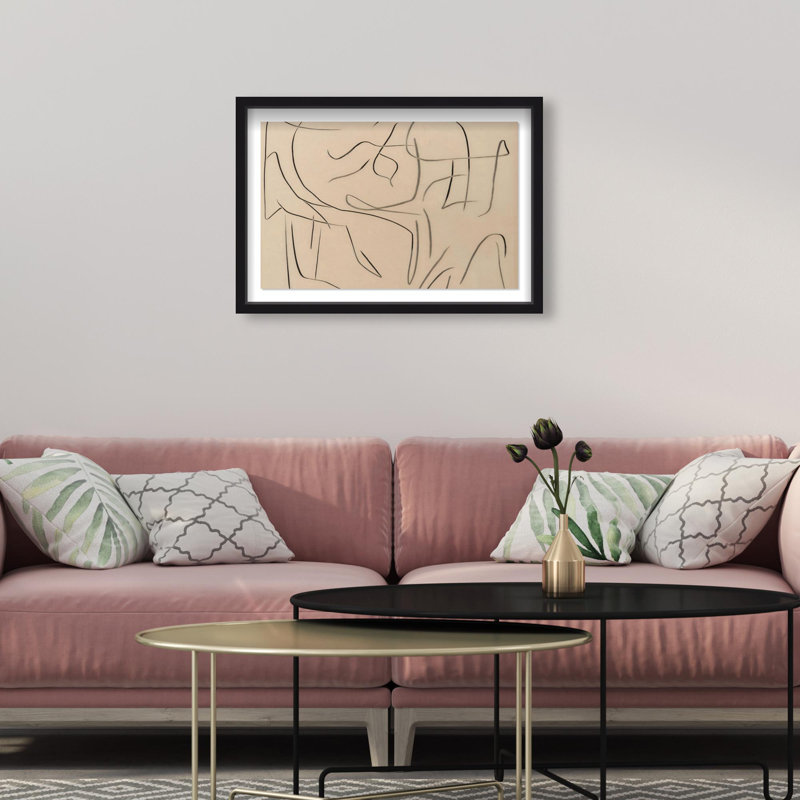 Oliver Gal Digital Dreamscape IV Abstract - Luxury Shadowbox Framed Wall Art, 17.5" H x 25.5" W, Black
