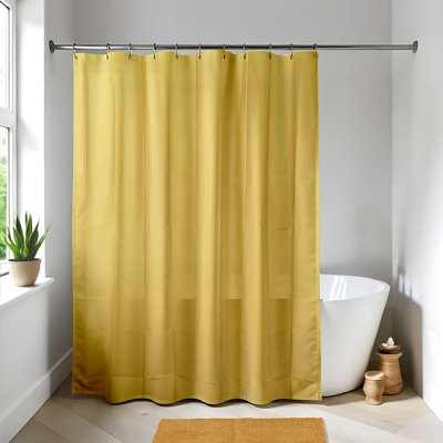 Très longue doublure de rideau de douche imperméable 71 po x 79 po