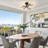 Chanetta 6-LIight Sputnik Chandelier Semi Flush Mount