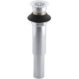 Decorative 1.25" Grid Bathroom Sink Drain Without Overflow