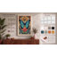 Butterfly in Ornament Art Deco 1 Piece Wrapped Canvas Wall Art-262922890-262922893