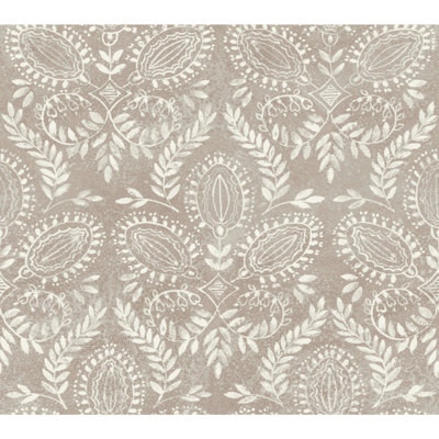 Laurel Damask Double Roll
