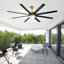 Ventilateur de plafond standard à 8 pales avec télécommande et ensemble d'éclairage Jamii-Leigh inclus-2039304820-2030655079-2030655096