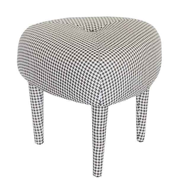 Solid + Manufactured Wood Accent Stool