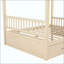 Lit à baldaquin en bois avec tiroirs de rangement-710837390-710837388
