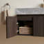 Meuble-lavabo mural 36 po avec comptoir en pierre frittée et lavabo encastré en céramique Muri-128868425-128868428-128970742