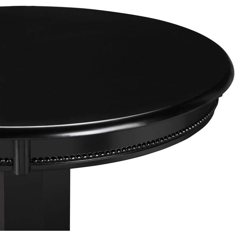 Table de pub, 42 po, noir